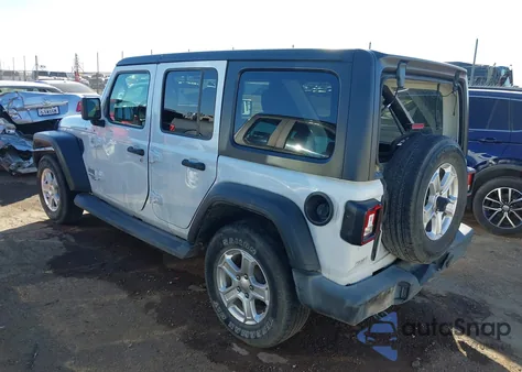 2019 Jeep Wrangler Unlimited Sport S 4X4 from USA, damaged, VIN 1C4HJXDG4KW536062